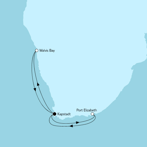 14 Nächte Südafrika mit Namibia I, Ausflug inklusive!<br>Kapstadt, Port Elizabeth & Walvis Bay